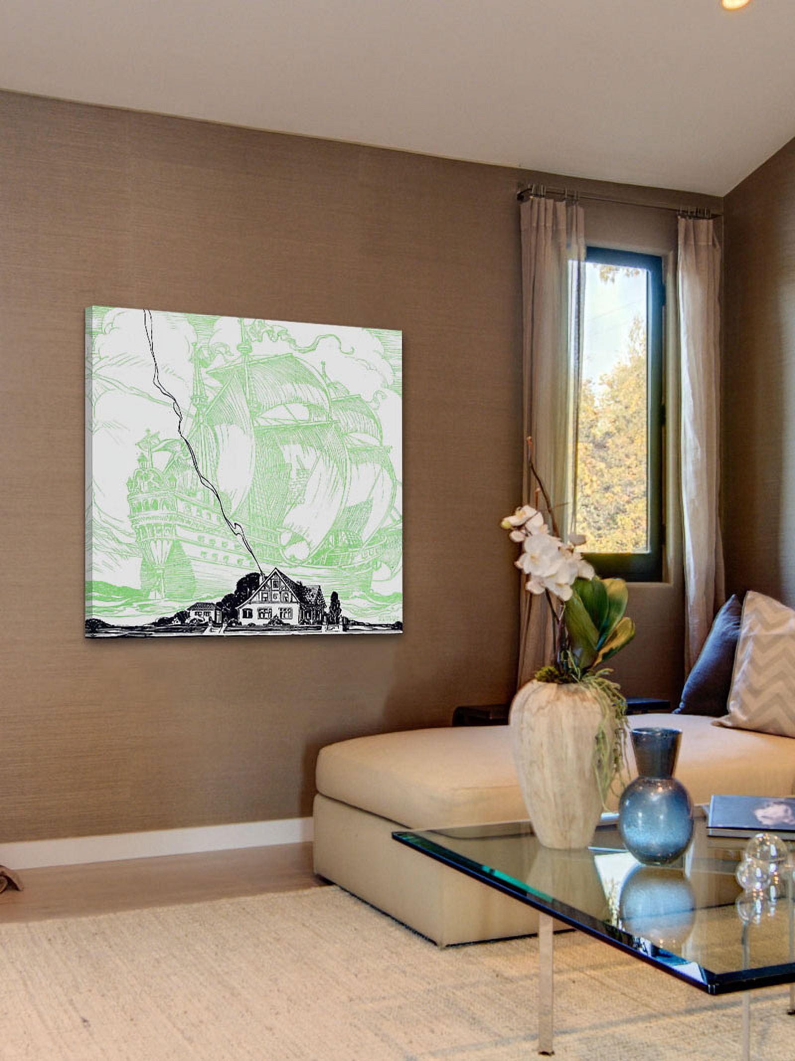"The Calm Before the Storm" Painting Print on Canvas