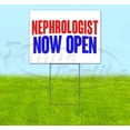 thumbnail image 1 of Nephrologist Now Open (18" x 24") Yard Sign, Includes Metal Step Stake, 1 of 6