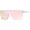 Clear, variant on Square Big Sunglasses Women Thick Frame Flat Top Mirrored Sunnies Shades Goggle Siamese Lens SJ2117