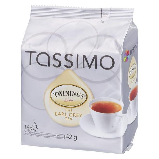 Tassimo Twinings Earl Grey Tea Single Serve T-Discs, 16 T-Discs 
