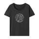thumbnail image 1 of Camiseta para mujer recuerdo de verano camisa de cuello redondo femenina de moda para viaje de oficina SG, 1 of 7