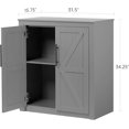 thumbnail image 3 of Small Accent Cabinet, Farmhouse Sideboard Buffet with Storage Cabinet for Kitchen, Living Room, Dining Room, Bathroom, 3 of 15