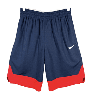 Nike Elite Stripe Men's Basketball Shorts White/Black 718378-100