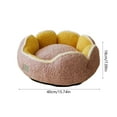 thumbnail image 3 of YIMWNYI Cat Bed Soft Plush Sleeping Bed, Portable Washable Pet Bed, Cozy Warm Bed for Small Medium Pets, Comfortable Indoor Cat House, Multi-purpose Feline Nest, 3 of 6