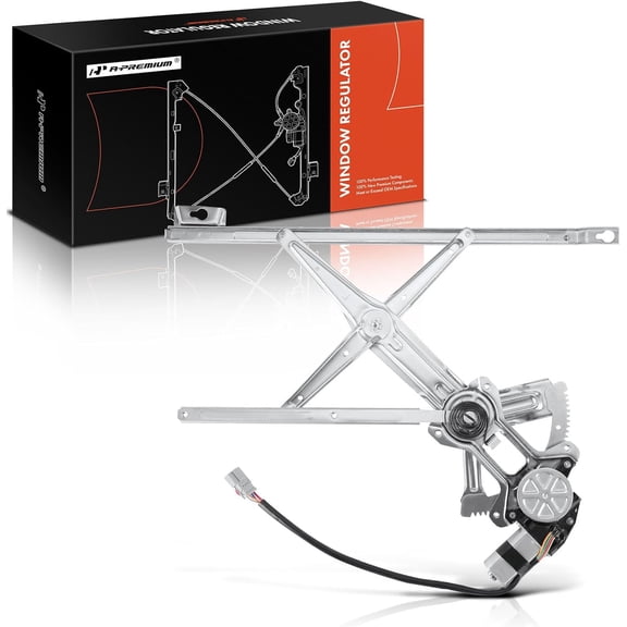 A-Premium Power Window Regulator with Motor Replacement for Honda Accord 1990-1993 Front Left Driver Side