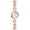 U Silver White, variant on Vintage Gold Watch for Women Hollow Four Leaf Chain Bracelet Dainty Small Ladies Dress Quartz Watch Waterproof Luxury Gift