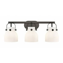 Innovations Lighting - Pilaster II Bell - 3 Light Bath Vanity In Industrial