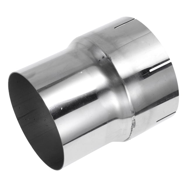 Rebajadora concéntrica de codo de escape Mandrel de 4" OD a 4.5" OD de Unique Bargains, adaptador de tubo de acero inoxidable 201, longitud de 5 pulgadas, tono plateado