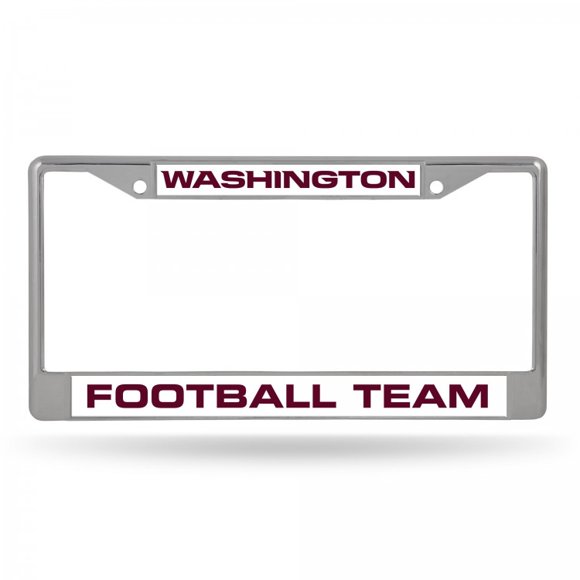 Washington Football Team Chrome License Plate Frame