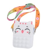 Liacowi Pop Purse Unicorn Cat Fidget Toys Crossbody Handbag for Girls