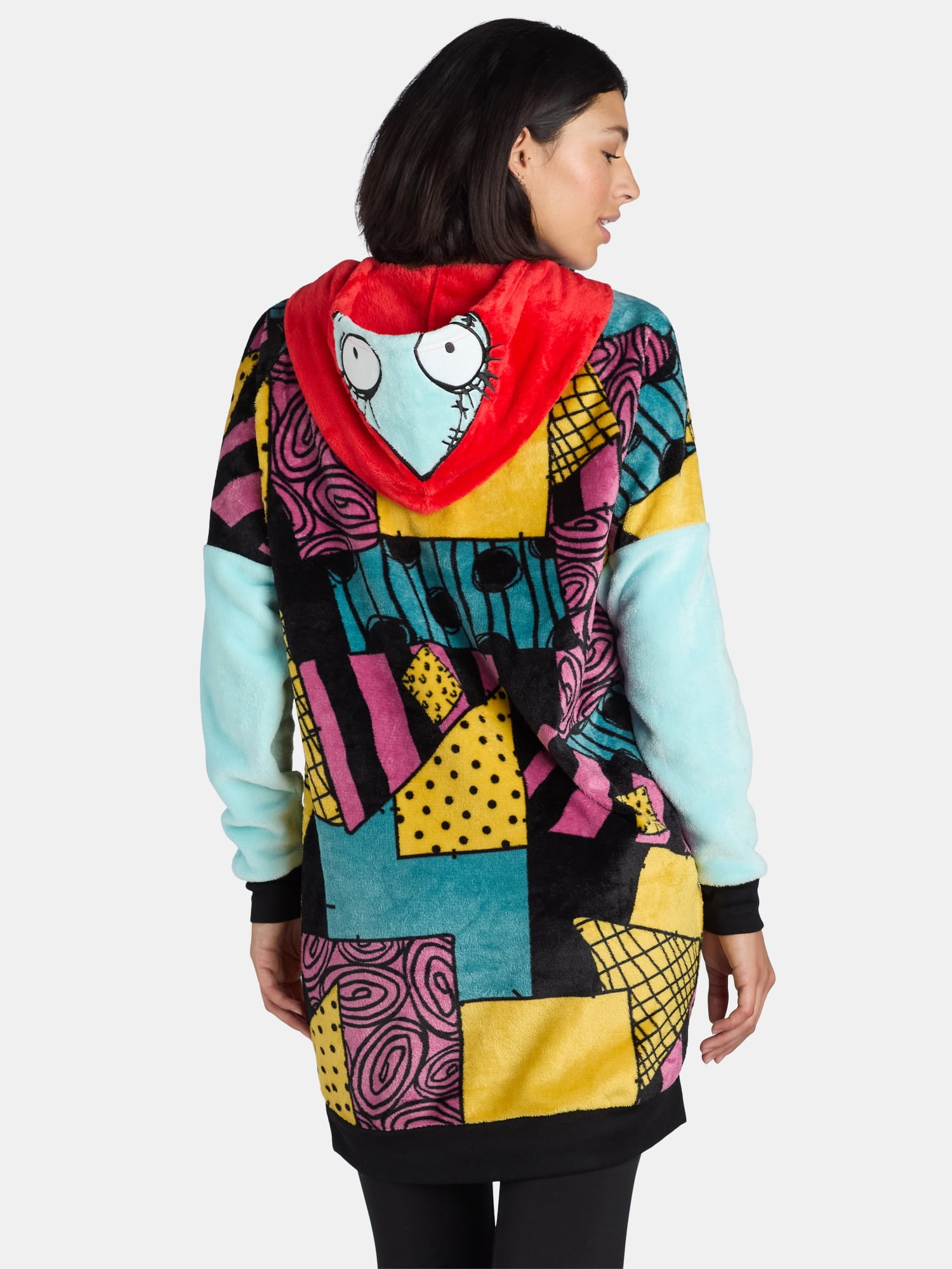 The Nightmare Before Christmas Women's Sally Lounger Hoodie w/Socks Set, Sizes XS-3X