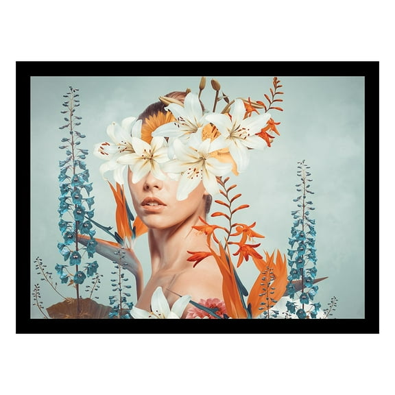 BEAUTY FROM WITHIN FLOWERHEAD Framed Print