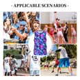 thumbnail image 6 of Sikiie Flower Happy Skull Basketball Jersey Reversible Men's Mesh Athletic Sports Shirts Training Practice S-4XLSmall, 6 of 6
