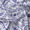 thumbnail image 7 of Ambesonne Flower Valance & Curtain, Art and Craft Flower, 55"x45", White and Blue, 7 of 7