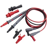 Fluke AC175 Threaded Slide-on Alligator Clip Set with Flexible Boots ...