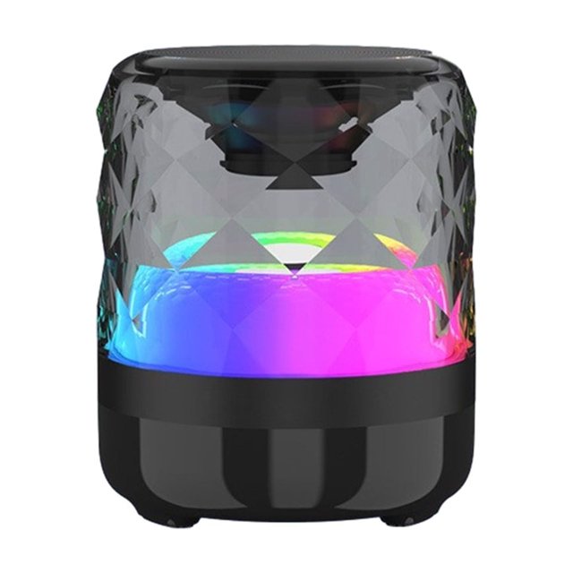 PAVEOS - Altavoz Bluetooth pequeño para adolescentes, regalo de moda, luz nocturna genial, altavoz Bluetooth para exteriores, portátil, con conector de audio Bluetooth, adecuado para