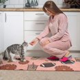 thumbnail image 3 of Pink Football and Drinks Pattern Kitchen Rugs Sets Of 2,Anti Fatigue Kitchen Mat Rugs Non Slip Washable,Decorative Kitchen Floor Mats for Kitchen,Sink,Laundry,17"x30"+17"x47", 3 of 7