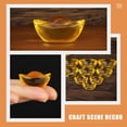 thumbnail image 5 of 30Pcs Golden Tone Ingot Decoration Chinese Ingot Crafts Ornament  New Year Gift, 5 of 6