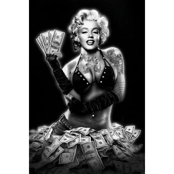 Marilyn Monroe Money Shot Poster Print (24 x 36)