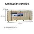 thumbnail image 4 of Chery Industrial 25' x 33' Double Garage Metal Shed with Side Entry Door, 4 of 9