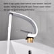 thumbnail image 5 of Grifo De Lavabo, Grifo Mezclador De Baño Moderno, Grifo De Lavabo De Latón, Grifo De Grúa Elegante De Un Solo Orificio Minnieouse HA024018-00, 5 of 5