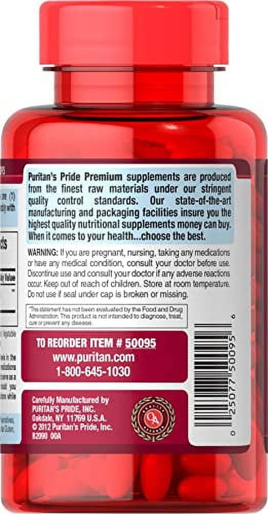 Puritan's Pride CoQ10 200mg, Supports Heart Health, 240 Rapid Release Softgels