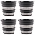 thumbnail image 1 of 4X Passoire en Acier Inoxydable pour Extracteur de Jus, Accessoires pour Extracteur de Jus, Collecter la Pompon, 4 x Passoire en Acier Inoxydable, Noir, 1 of 8