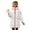 Beige M, variant on Winter Down Coat Thickened Padded Plush Hood Big Pockets Mid Length Windproof Long Sleeves Heat Retention Warm Daily Outwear Cotton Jacket