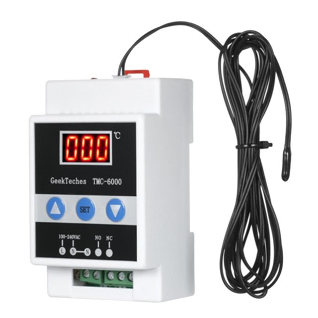 Termostato de Temperatura Controlador TMC-6000 Calefacción Y Refrigeración Macarena Controlador digital de temperatura