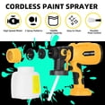 thumbnail image 2 of Pulverizador de pintura inalámbrico Wexibryndl 20V 200W HVLP con boquilla, 2 of 8
