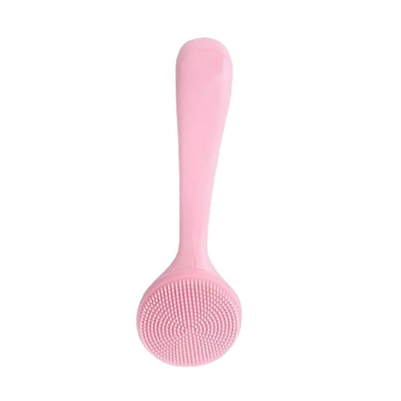 ZTTD Facial Cleaning Brush, Silicone Face Scrubber Exfoliating Brush, Manual Handheld Facial Cleaning Scrubber for All Skin Types