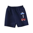 thumbnail image 2 of YUSIM Toddler Boys Play Shorts- Cute Print Elastic Waist Casual Cotton Kids Suumer Shorts Navy Size 1-6 T, 2 of 3