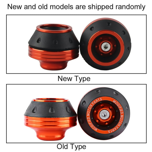 CNC Aluminium Front Fork Wheel Frame Sliders Motorbike Falling Protection Scooter Moped, Comes From a Pair of Fork Frame Sliders Including Left and Right Side