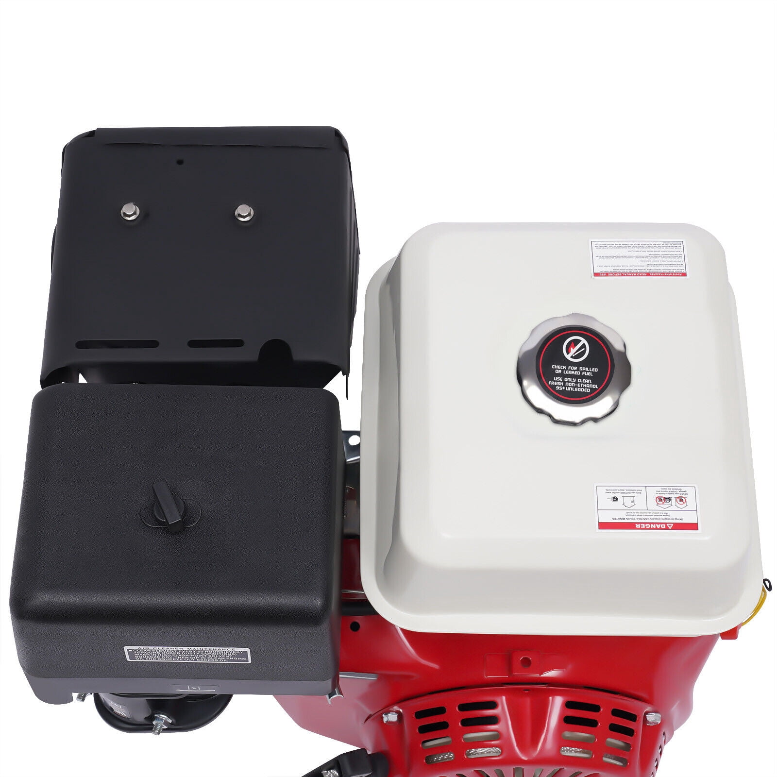 Fichiouy 4 Stroke 15HP Gas Engine Motor Power 420CC OHV TCI Gasoline Motor Recoil Pull Air Cool