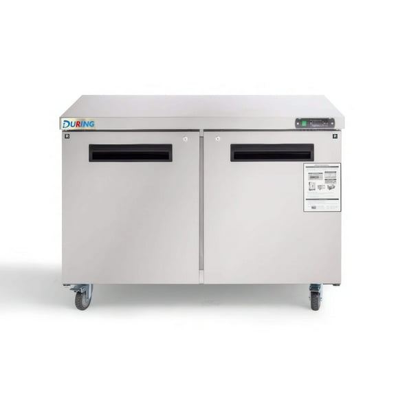 During D-KTR-48B 48" 2 Door Commercial Undercounter Refrigerator
