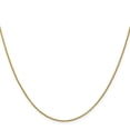 thumbnail image 2 of Auriga Fine Jewelry 14K Yellow Gold 1mm Open Franco Chain Necklace 20inch for Women, 2 of 6