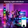 thumbnail image 6 of DAYBETTER 50ft RGBIC LED Strip Lights, Bluetooth APP & Remote Control, Music Sync Color Changing, 12V Flexible Ambient Lights for Bedroom Home Decoration, 6 of 6
