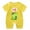 Yellow, variant on KEINXS Short Sleeve Summer Baby Rompers Girls Boys Cotton Child Little Kids Rompers Cartoon Baby Clothes
