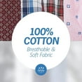 thumbnail image 6 of Badger Smith - Men's Boxer Shorts, Comfortable Cotton Boxers, 100% Cotton Print and Plaid Multicolor Boxers For Men, Multi Pack - 2X-Large, 6 of 13