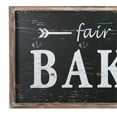 thumbnail image 2 of Benjara BM219154 Rectangular Wall Art with Bakery Typography, Brown & Black - Set of 2, 2 of 2