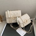 thumbnail image 4 of Bolso de hombro, bolso de hombro de PU, bolso de hombro coreano, elegante bolso de cadena, respuesta rápida, 4 of 9