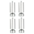 thumbnail image 5 of 4Pcs Table Feet M10 Alloy Metal Furniture Legs for Beds Coffee Tables Couch Argent 25cm, 5 of 7