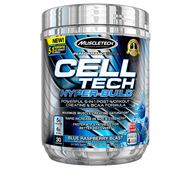 MuscleTech Cell Tech Hyperbuild Post Workout Recovery Drink Powder with