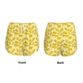 thumbnail image 3 of Balery Ears Of Corn Pantalones cortos deportivos para mujer con forro y dos bolsillos, elásticos, para entrenamiento, gimnasio, yoga-XX-Large, 3 of 7