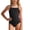 a-Black76, variant on VNKIDY Girls Kids Solid Color One Piece Swimsuit Spaghetti Strap Square Neck Ruched Slim Fit Bathing Suit For Summer Pool Beach Activities Green 4-5 years