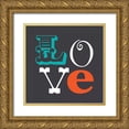 thumbnail image 1 of Robinson, Tamara 12x12 Gold Ornate Wood Framed with Double Matting Museum Art Print Titled - Love, 1 of 4