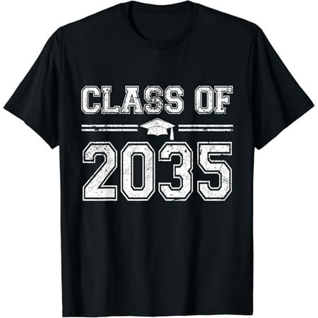 

Class Of 2035 Grow With Me Kindergarten Graduation Gift T-Shirt