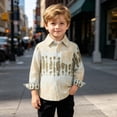 thumbnail image 6 of Taqqpue Toddler Boys Long Sleeve Button Down Shirts Kids Casual Plus Size Plaid Blouse Shirt,Loose Fit Fall Winter OverSize Jacket Tops for Boys 2-7 Years, 6 of 10