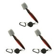 thumbnail image 3 of VONKY Stainless Steel Golf Club Brush Portable Handheld Replacement Solid Color Telescopic Double-sided Ball Brushes Red with Lid 3Set, 3 of 6