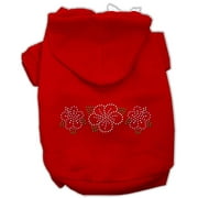 Pet, Dog Cat Hoodie Rhinestone, "Tropical Flower"